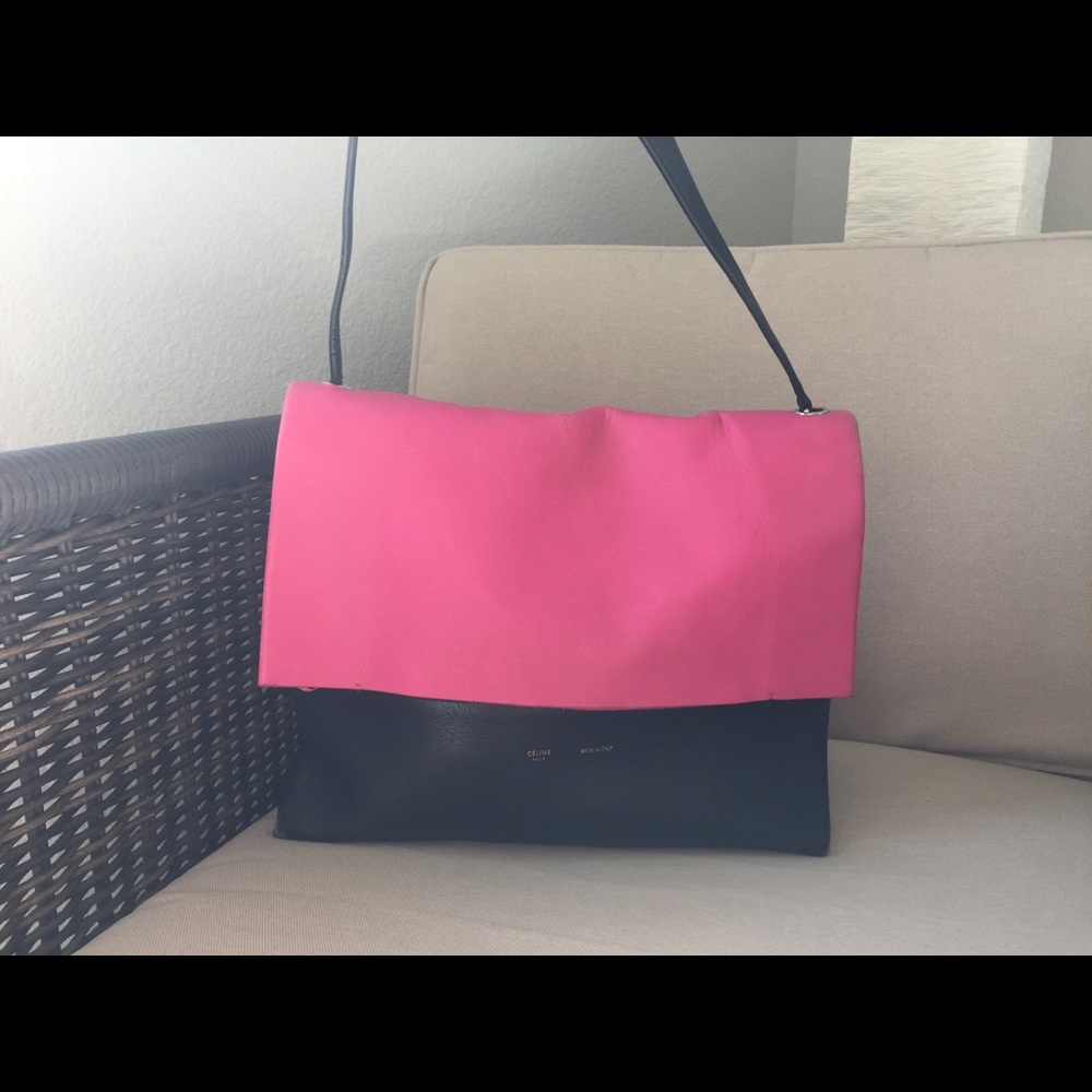 Céline all soft satchel flap hobo